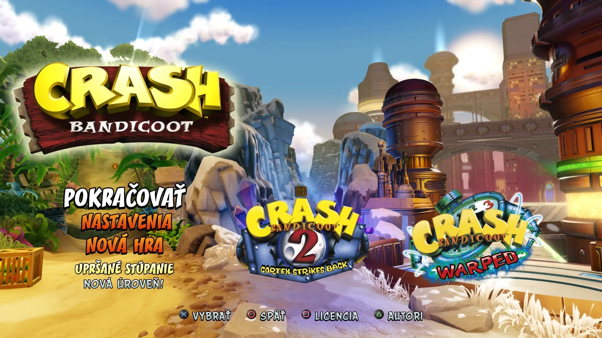 Crash Bandicoot: N. Sane Trilogy (SK + titulky v príbehových scénach)