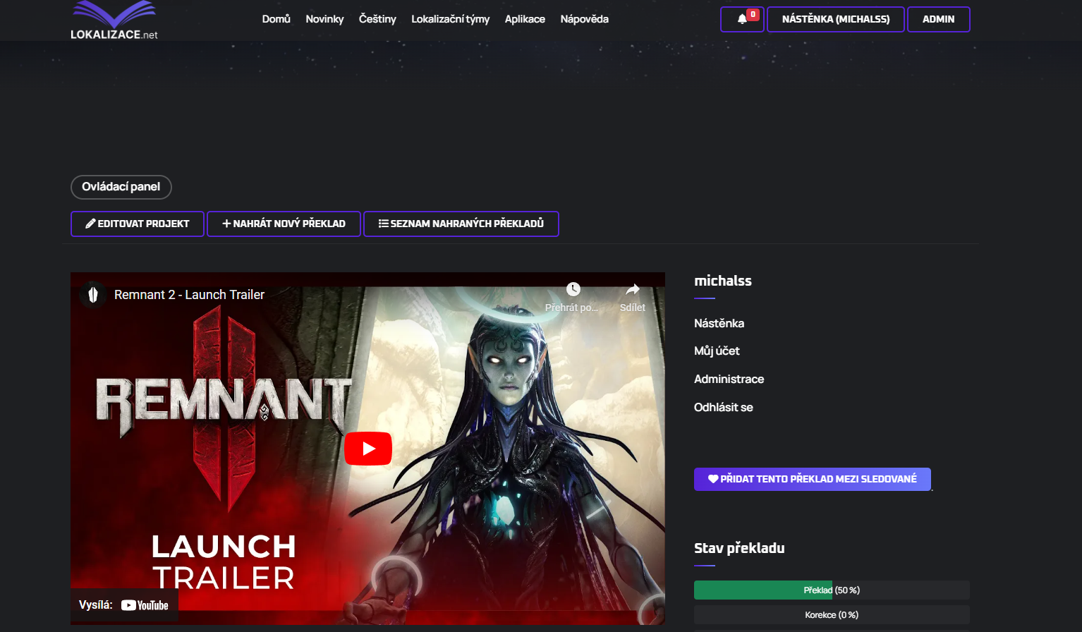 Remnant 2 a nový projekt