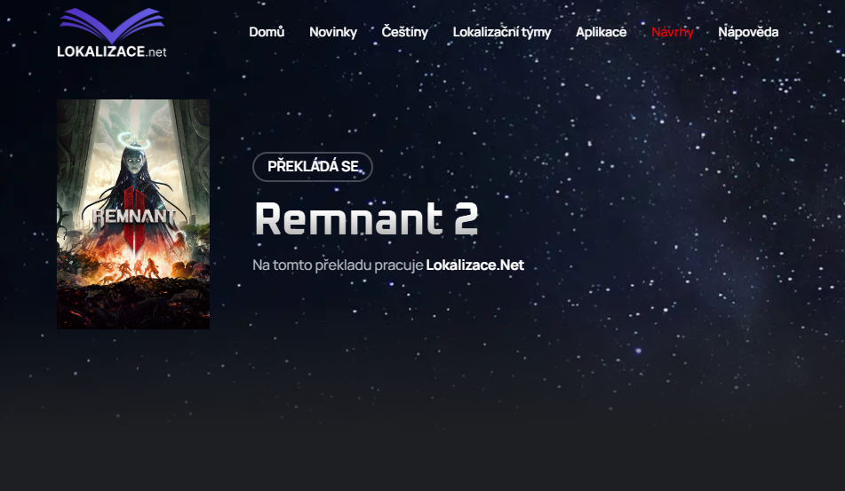 Česká lokalizace Remnant 2 - Beta verze
